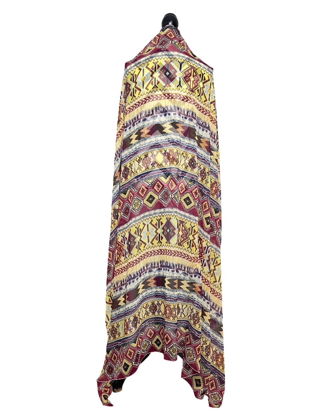 Missoni Aztec Boho Sheer Chiffon Large Scarf Wrap